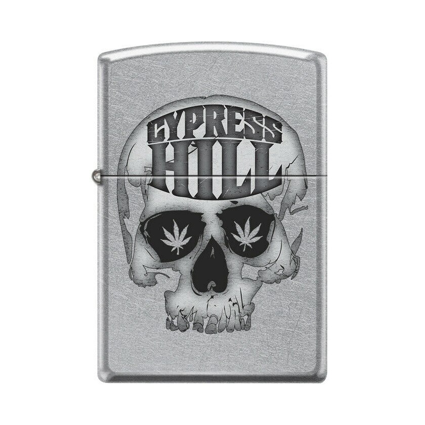Bricheta Zippo 9682 Cypress Hill Skull and Leaf