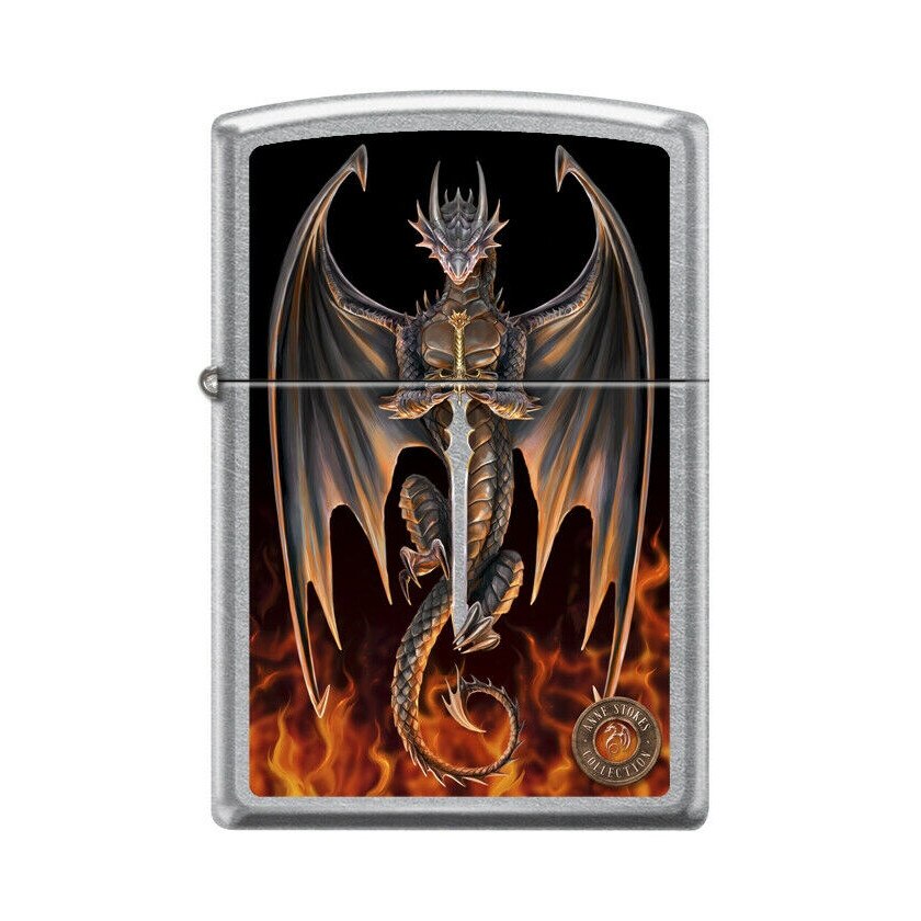 Bricheta Zippo 7755 Anne Stokes Flames & Dragon