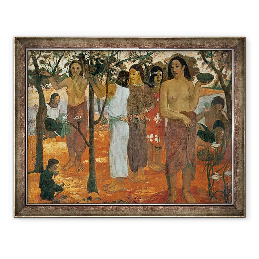 Tablou inramat - Paul Gauguin - Nave Mahana Ziua Delicioasa, 60 x 80 cm