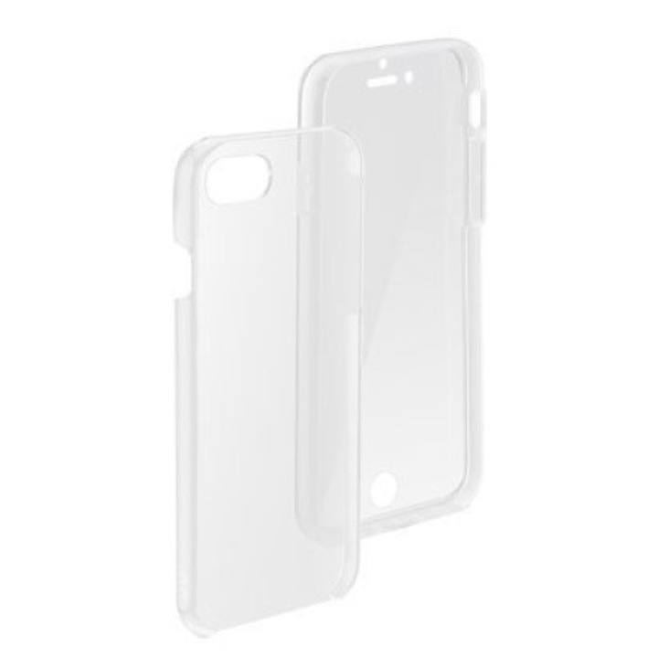 Apple iPhone 7 / 8 Forcell 360 PC+TPU 360°-os 2 részes műanyag/szilikon telefontok, Átlátszó