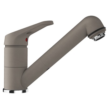 Baterie granit Schock Cosmo cu Dus Extractibil Beton, finisaj granit, rotatie tija la 150 grade Baterie granit Schock Cosmo cu Dus Extractibil Beton, finisaj granit, rotatie tija la 150 grade