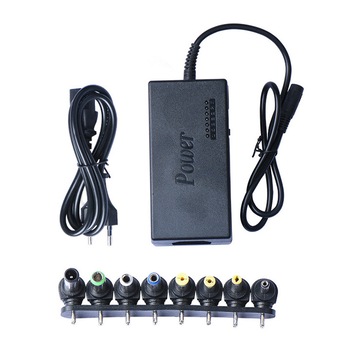 Incarcator universal pentru laptop, 96W, Tensiune reglabila 12-24 V, Cu 7 conectori de tip 12V / 15V / 16V / 18V / 19V / 20V / 24V, Negru Incarcator universal pentru laptop, 96W, Tensiune reglabila 12-24 V, Cu 7 conectori de tip 12V / 15V / 16V / 18V / 19V / 20V / 24V, Negru