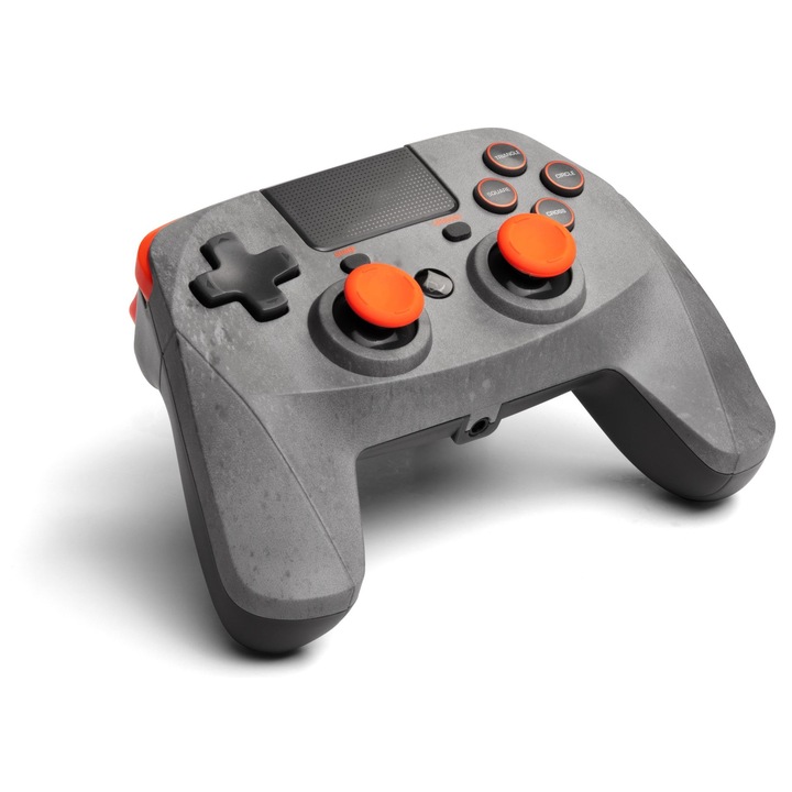 Snakebyte Game:Pad 4 S Wireless Rock PS4, szürke / narancssárga