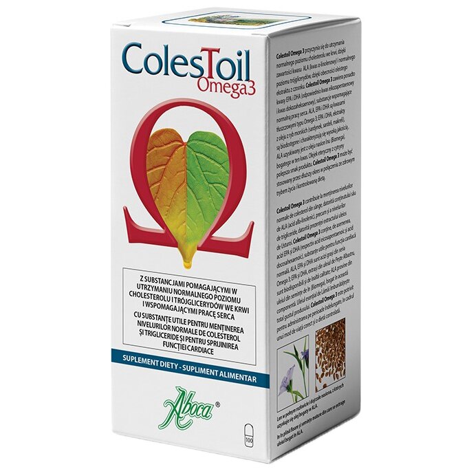 Supliment alimentar Colestoil Omega 3, 100 capsule