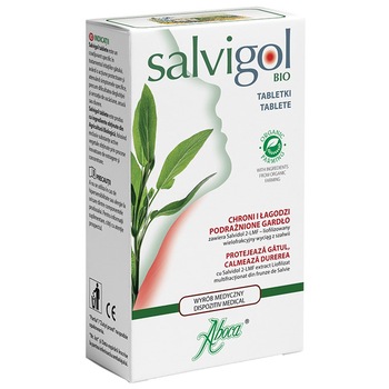 Supliment alimentar Salvigol Bio Adulti, 30 capsule Supliment alimentar Salvigol Bio Adulti, 30 capsule