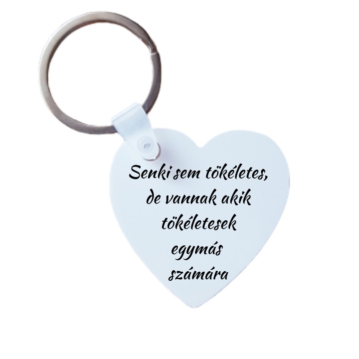 Senki sem tökéletes kulcstartó