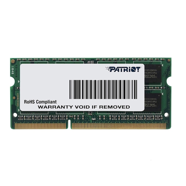 Памет за лаптоп Patriot Signature for Ultrabook SODIMM DDR3 8GB L PSD38G1600L2S
