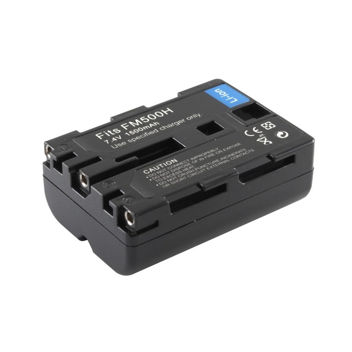 Acumulator WPOWER compatibil Sony model NP-FM500H, 1500mAh