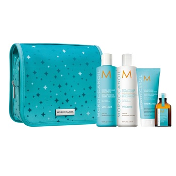 Pachet promo Moroccanoil Holiday Volume pentru parul fin lipsit de volum Pachet promo Moroccanoil Holiday Volume pentru parul fin lipsit de volum