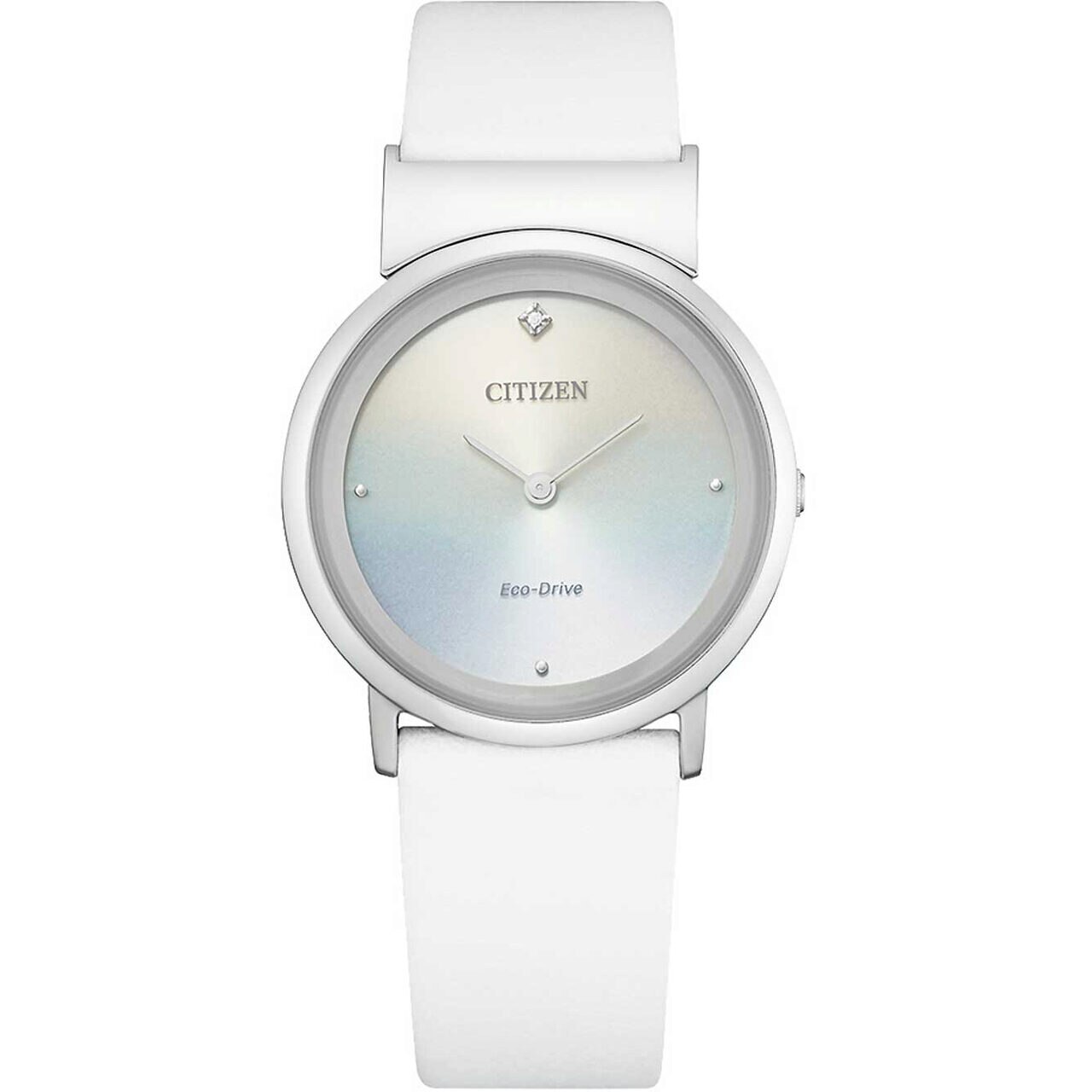 Ceas de dama Citizen EG7070-14A, Quartz, 31mm, 5ATM, Argintiu