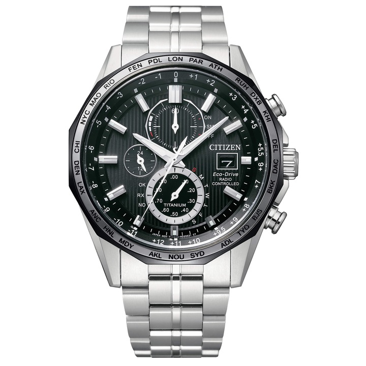 Мъжки часовник Citizen AT8218-81E, Кварцов, 44мм, 10ATM