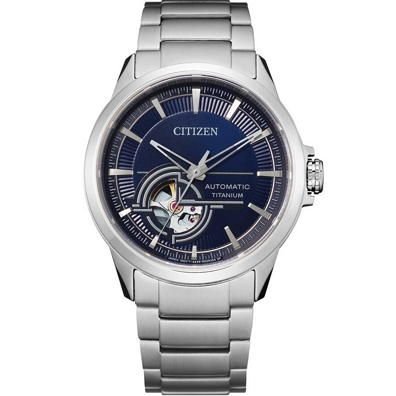 Ceas barbatesc Citizen NH9120-88L, Automatic, 41mm, 10ATM, Argintiu