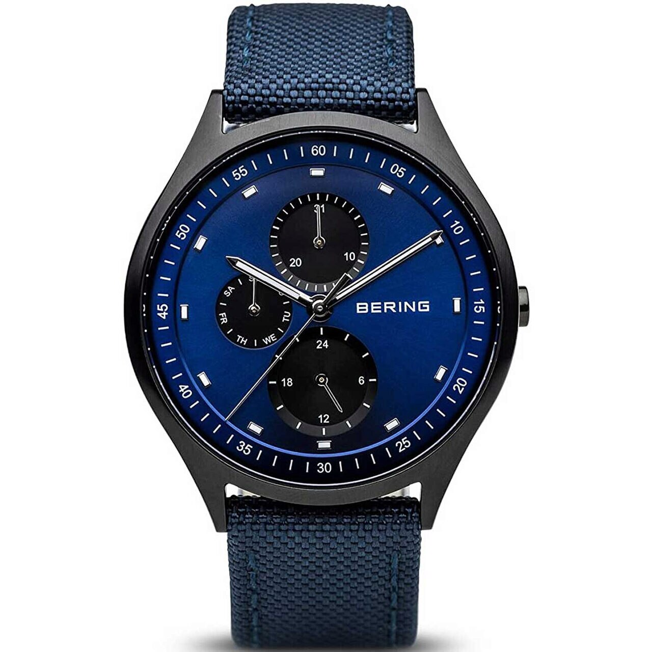 Ceas barbatesc Bering 11741-827, Quartz, 41mm, 5ATM, Negru