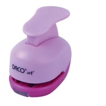 Perforator DACO Hobby, Model Frunza, Plastic/Metal, Mov/Roz, Diametru 1 cm Perforator DACO Hobby, Model Frunza, Plastic/Metal, Mov/Roz, Diametru 1 cm