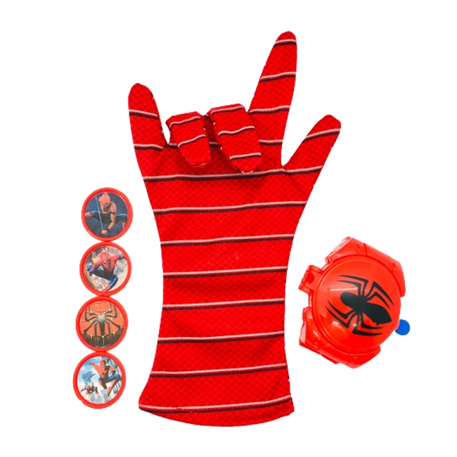 Manusa Spider-man si lansator de discuri, +3 ani, Rosu, ISP27