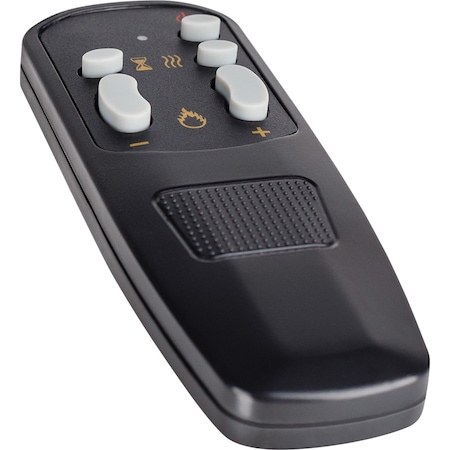 Focar electric Artflame Hermes, 1500 W, 2 trepte putere, material fereastra sticla, efect 3D, telecomanda, accesorii: lemne si cristale, BG-50-B