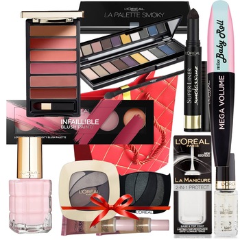 Set complet Machiaj L'Oreal Paris 12 piese Rain Drop + Box Loreal Christmas Edition Set complet Machiaj L'Oreal Paris 12 piese Rain Drop + Box Loreal Christmas Edition