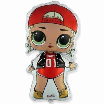 Balon minifigurina LOL MC Swag, folie, 30 cm Balon minifigurina LOL MC Swag, folie, 30 cm