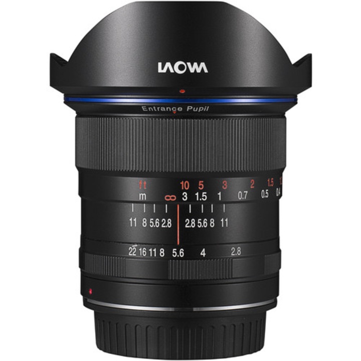 Obiectiv Manual Venus Optics Laowa Zero-D 12mm f/2.8 Negru pentru Nikon F