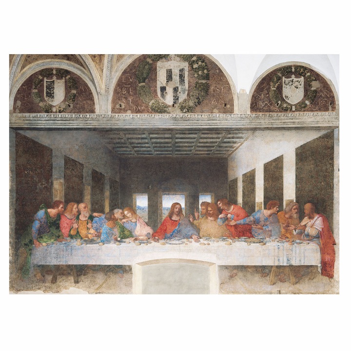 Пъзел Clementoni - Museum, Leonardo, Тайната вечеря, 1000 части