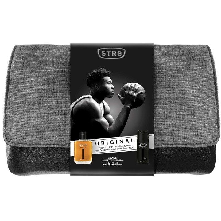 Set cadou STR8 Original, Barbati: Apa de toaleta, 100 ml + Deodorant spray, 150 ml
