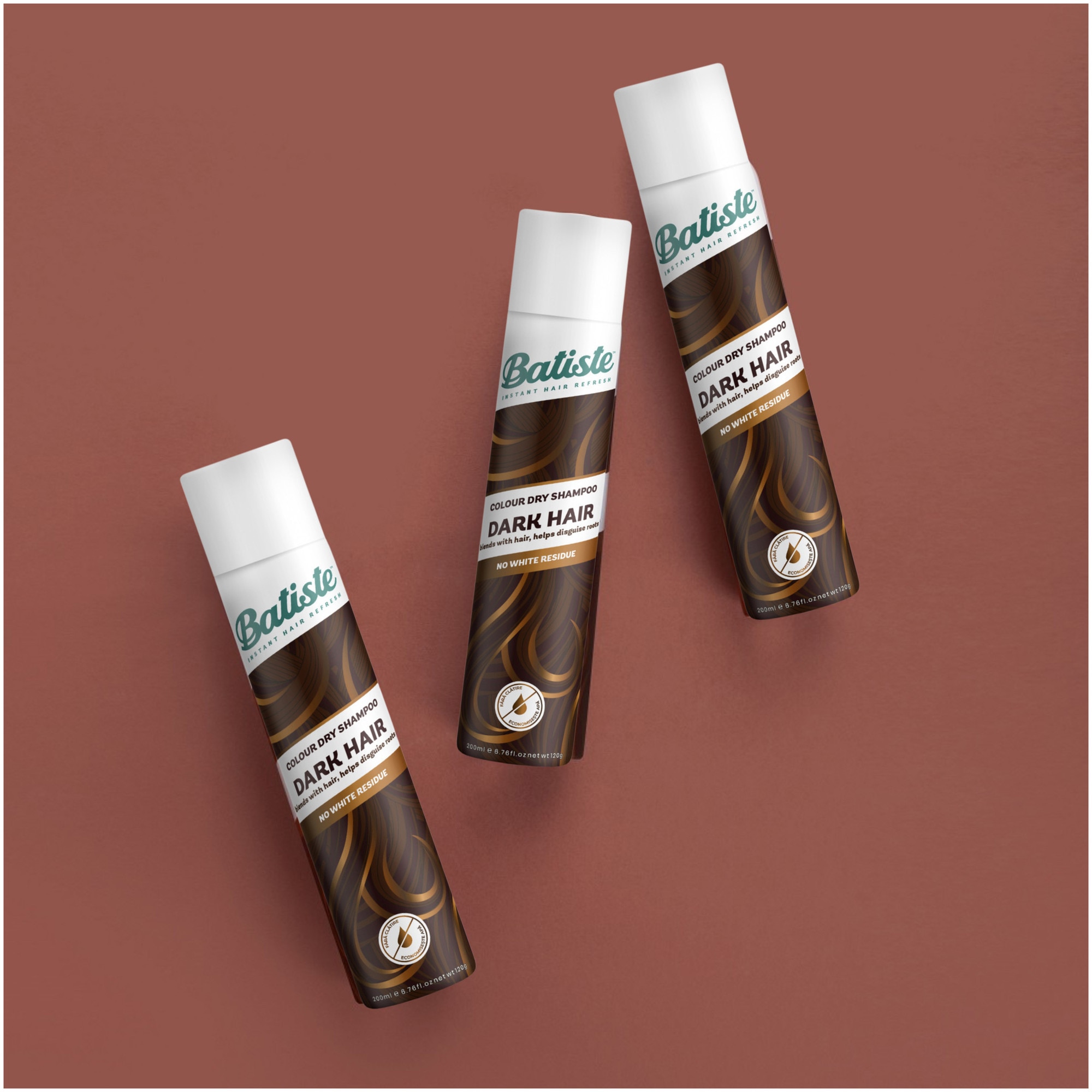 Sampon uscat Batiste Dark Hair, 200 ml - eMAG.ro