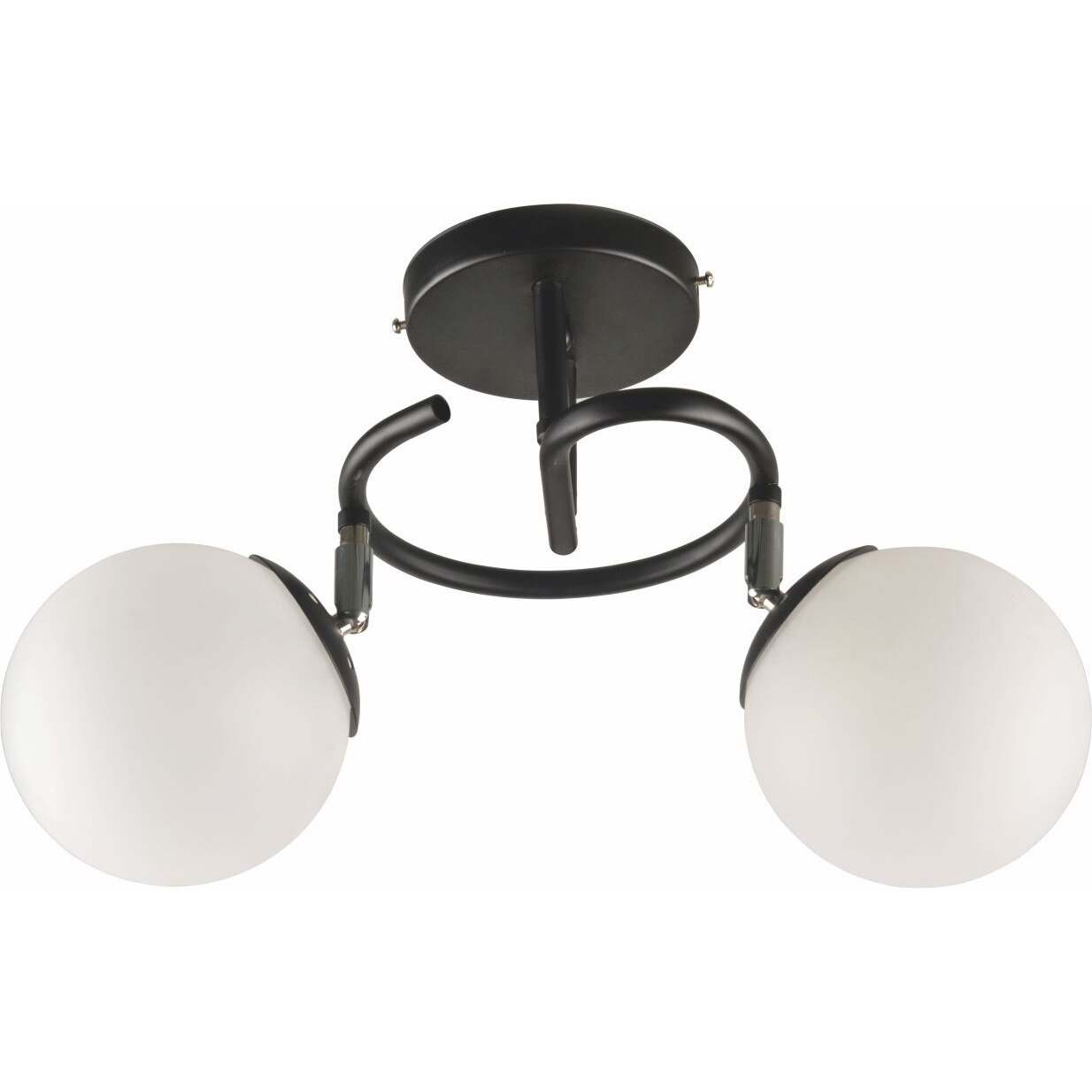 Lustra Klausen, BOWL 2, Alb/Negru, LY-3432, E27, 2 x 11W