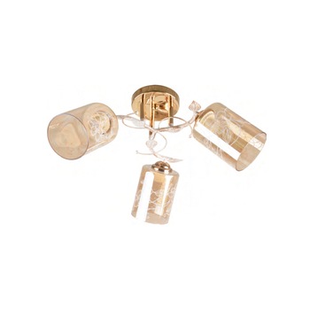 Lustra Klausen, ALKA 3, Crem/Auriu, LY-3360, E27, 3 x 11W Lustra Klausen, ALKA 3, Crem/Auriu, LY-3360, E27, 3 x 11W