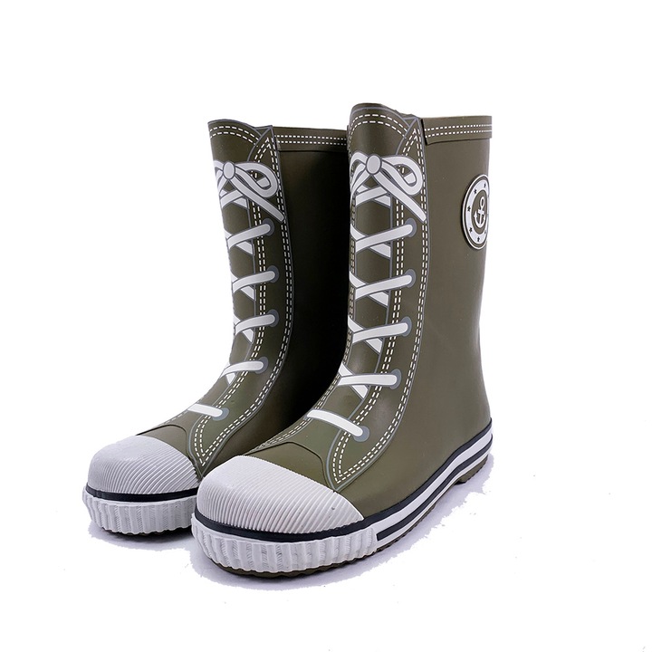 Gyerek gumicsizma Chippo Sneaker 53202, zöld, Khaki
