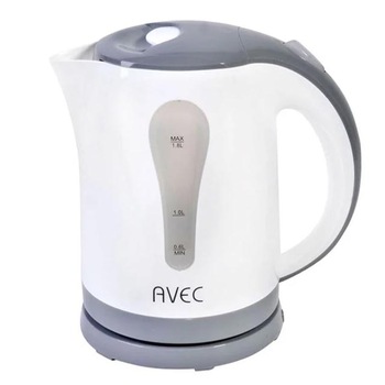 Fierbator electric AVEC, 1.8 l, 2000 W, Plastic, Alb Fierbator electric AVEC, 1.8 l, 2000 W, Plastic, Alb