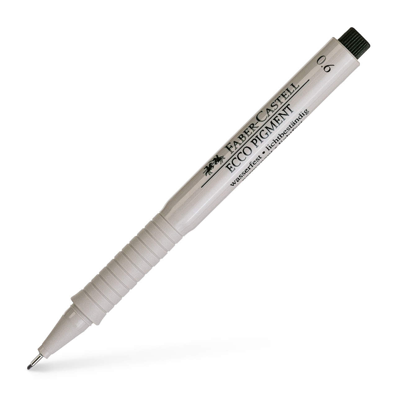 Liner Ecco Pigment Negru, 0.6mm, Faber-Castell