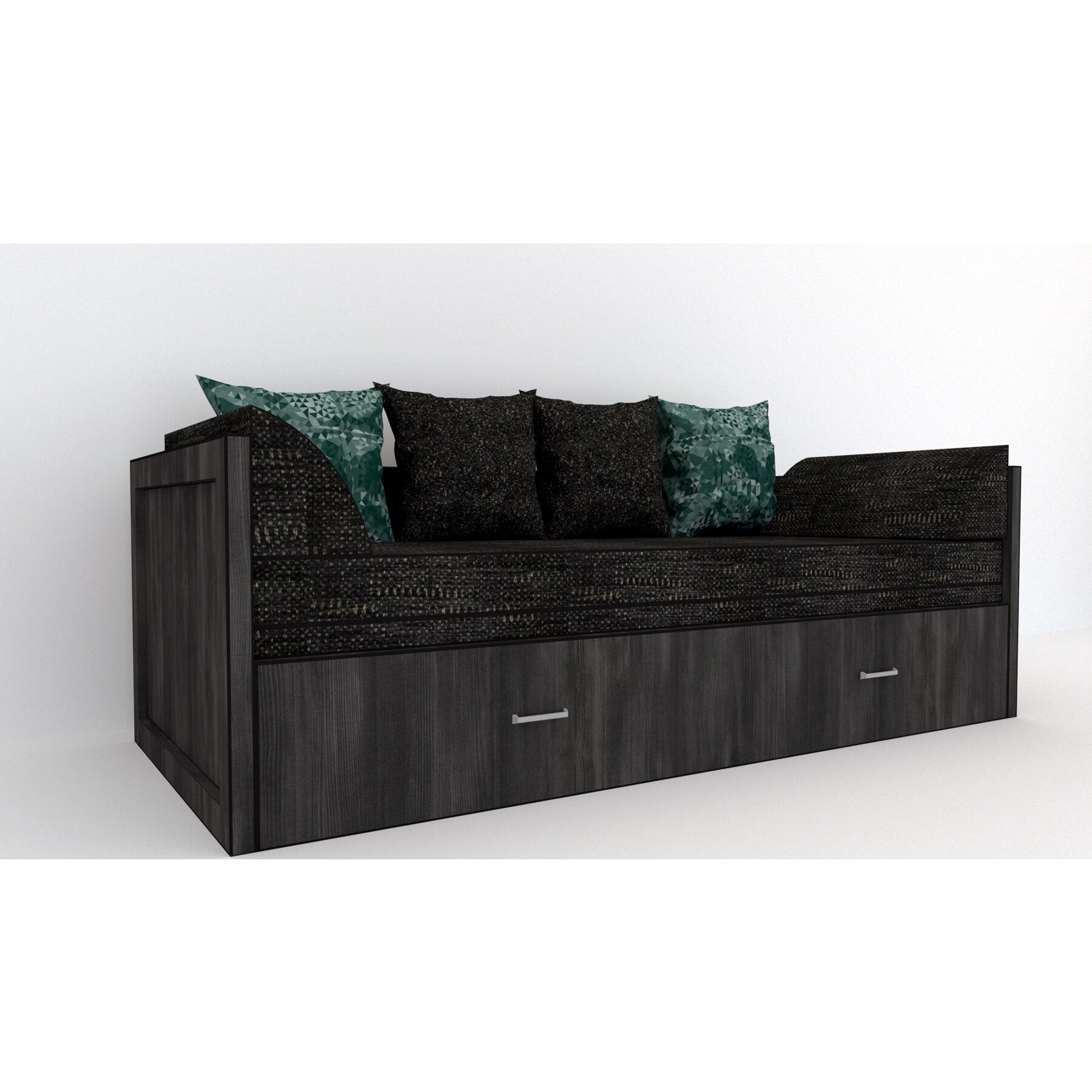 Canapea extensibila Genarom Costin Gen 121 / Decor 8509, 203 x 61 x 79.5 cm