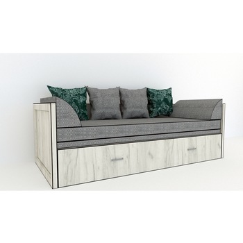 Canapea extensibila Genarom Costin Gen 20 / Decor K001, 203 x 61 x 79.5 cm Canapea extensibila Genarom Costin Gen 20 / Decor K001, 203 x 61 x 79.5 cm