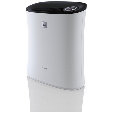 Purificator de aer Sharp UA-PE30E-WB, 2 nivele de filtrare: Pre filtru si HEPA, 4 moduri de functionare, 21m², Alb