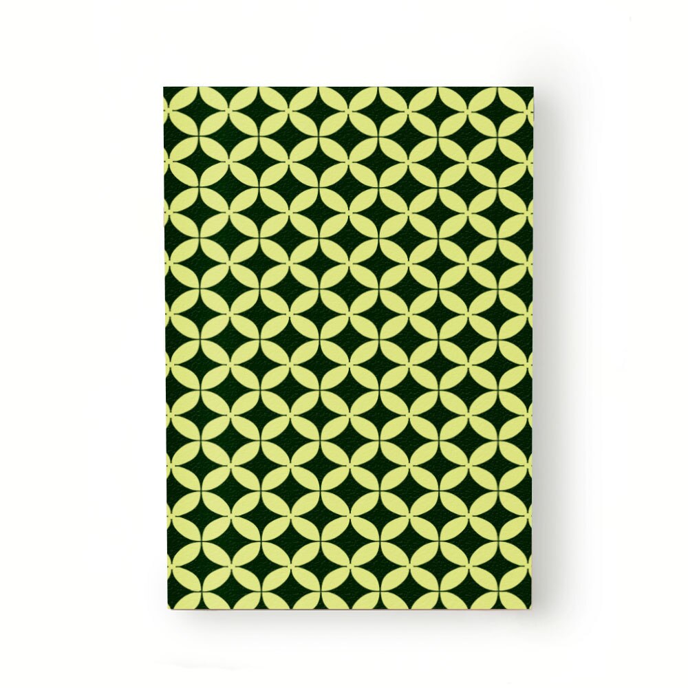 Caiet tip Agenda Heartwork cu muchie cusuta, Congruenta cercuri galbene, Latime 140 mm x Inaltime 200 mm