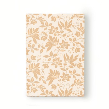 Caiet tip Agenda Heartwork cu muchie cusuta, Flori delicate portocalii, Latime 140 mm x Inaltime 200 mm Caiet tip Agenda Heartwork cu muchie cusuta, Flori delicate portocalii, Latime 140 mm x Inaltime 200 mm