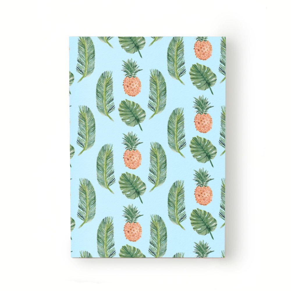 Caiet tip Agenda Heartwork cu muchie cusuta, Exotic ananas, Latime 140 mm x Inaltime 200 mm