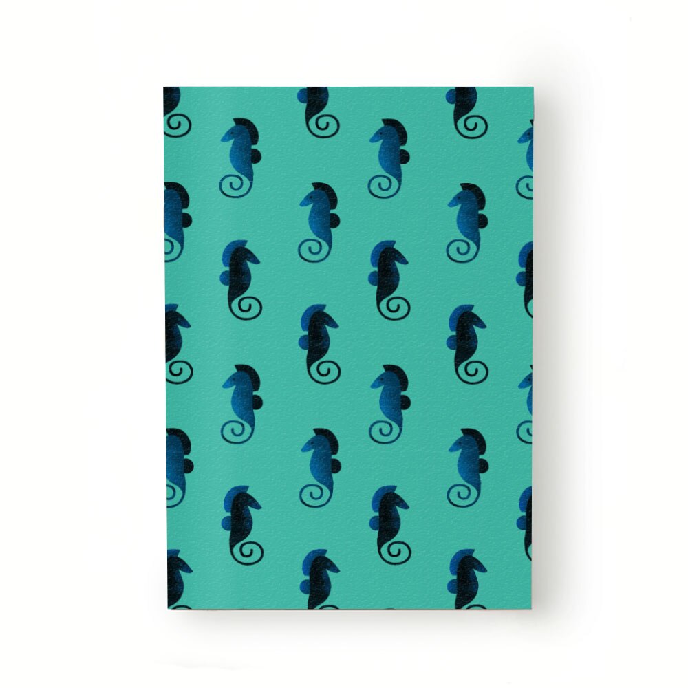 Caiet tip Agenda Heartwork cu muchie cusuta, Caluti de mare albastri, Latime 140 mm x Inaltime 200 mm