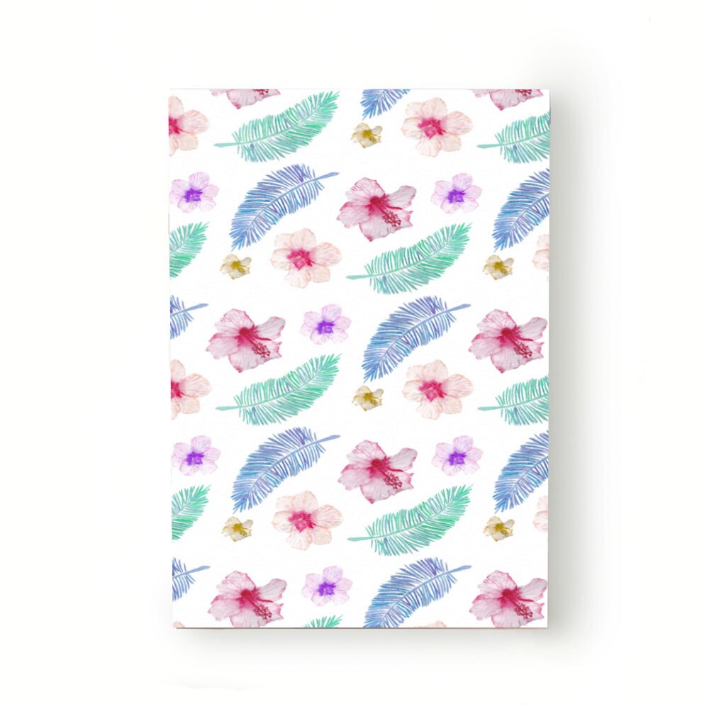 Caiet tip Agenda Heartwork cu muchie cusuta, Flori roz, Latime 140 mm x Inaltime 200 mm