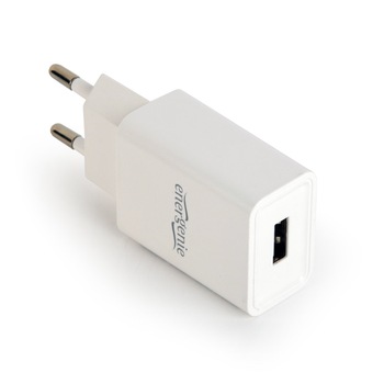 Incarcator USB 5 V, 2.1 A, Energenie, la retea, cu protectie la scurtcircuit si suprasarcina, alb Incarcator USB 5 V, 2.1 A, Energenie, la retea, cu protectie la scurtcircuit si suprasarcina, alb