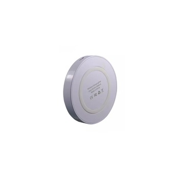 Incarcator wireless compatibil Qi telefon Samsung, LG, Motorola, Nokia, HTC, alb, cablu USB inclus Incarcator wireless compatibil Qi telefon Samsung, LG, Motorola, Nokia, HTC, alb, cablu USB inclus