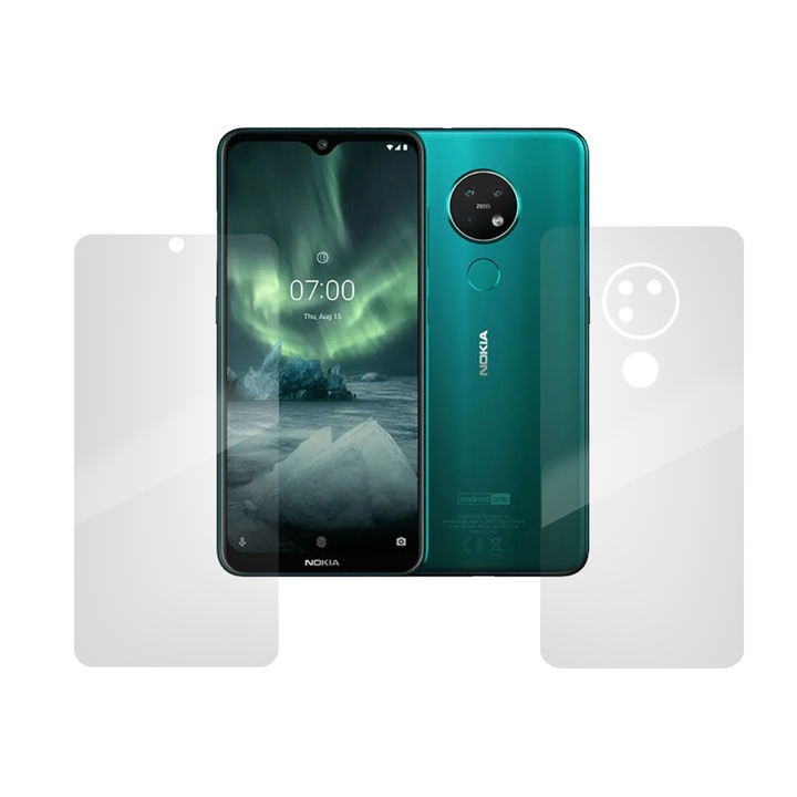 Комплект 2 броя фолиа SILKASE за Nokia 7.3, защита на телефона, подновяем силикон