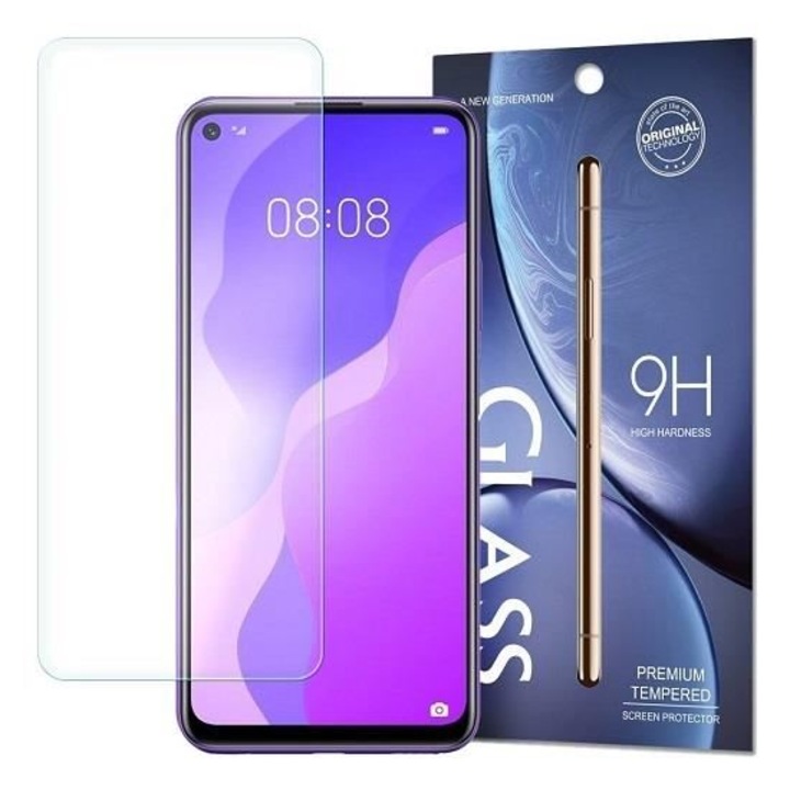 Huawei P40 Lite 5G üvegfólia – iberry Premium New Generation Clear