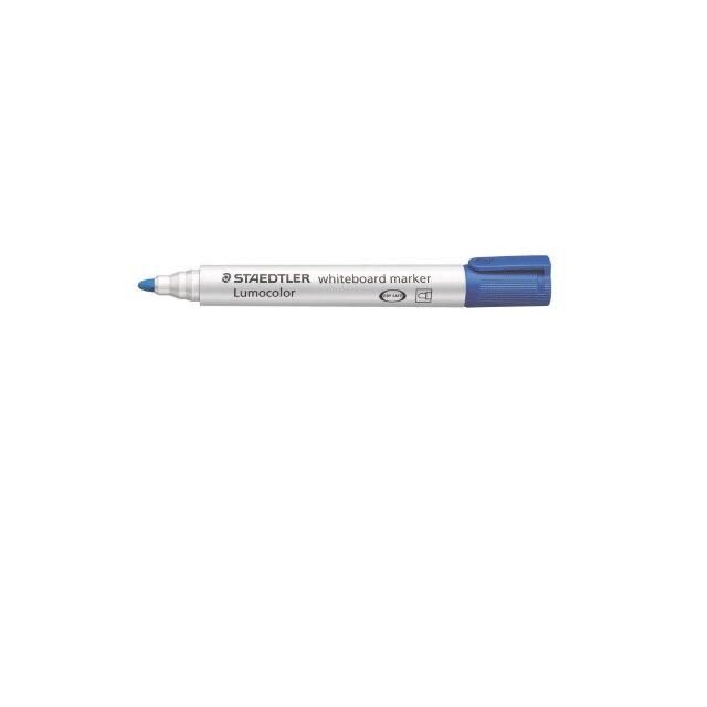 Marker whiteboard Staedtler Lumocolor albastru, set 10 buc