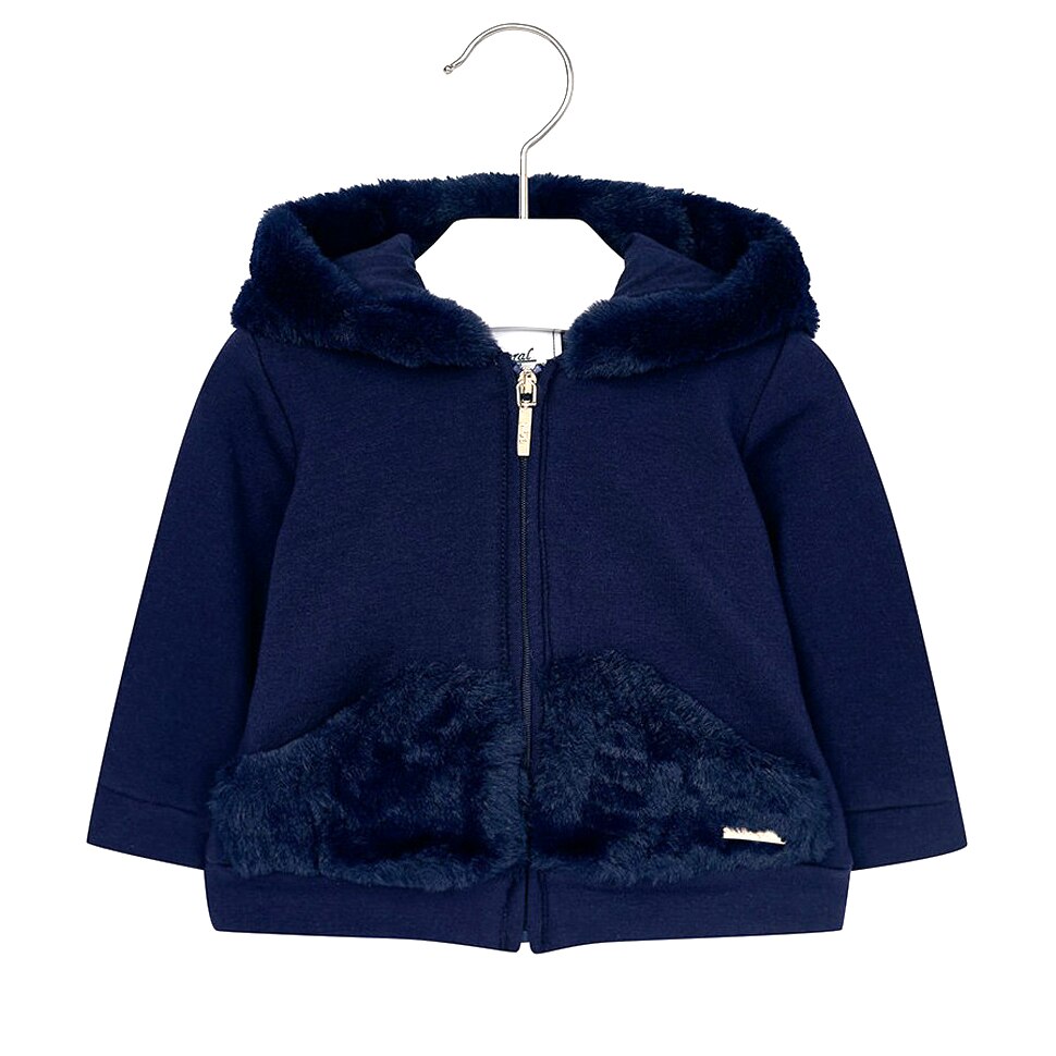 Hanorac, Mayoral, cu gluga, fetite, bleumarin, 2 ani