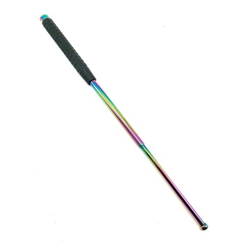 Baston telescopic profesional Eagle din otel, maner invelit in cauciuc zimtat, 3 segmente, 66 cm, husa cu prindere la curea si cutie Baston telescopic profesional Eagle din otel, maner invelit in cauciuc zimtat, 3 segmente, 66 cm, husa cu prindere la curea si cutie