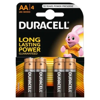 Baterii Duracell Basic R6, AA alcaline 4buc Baterii Duracell Basic R6, AA alcaline 4buc