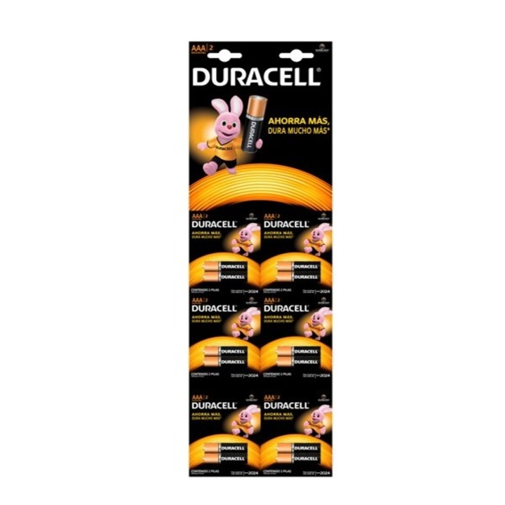 Duracell R3 Basic, AAA2 X6HBDC alkáli elemek, buborékcsomagolás 12 db