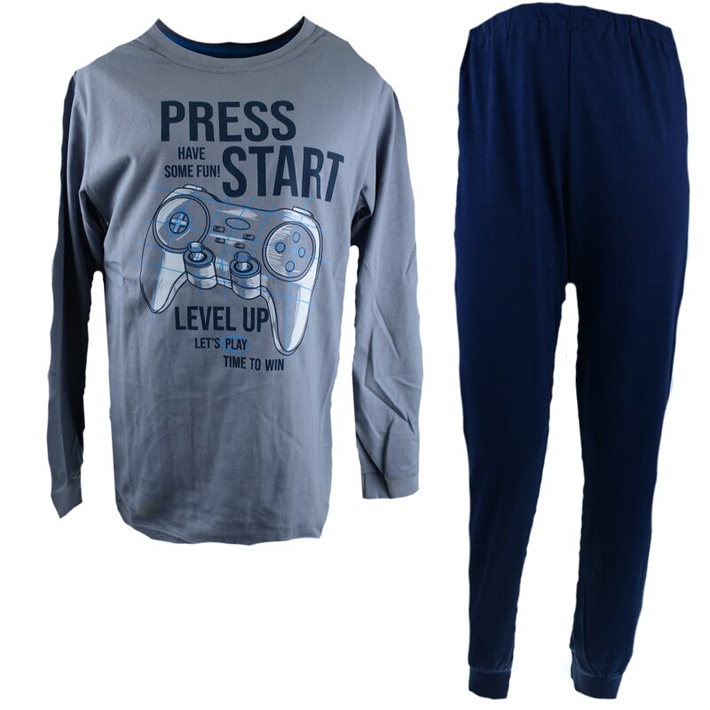 Pijama pentru baieti GT 7584, Gri