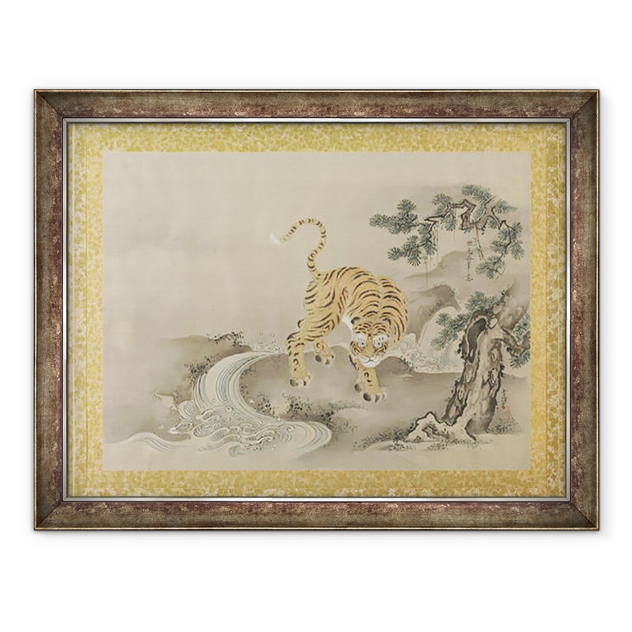 Tablou inramat - Kano Tsunenobu - Album de copii ale picturilor chinezesti II, frunze de album, 70 x 90 cm